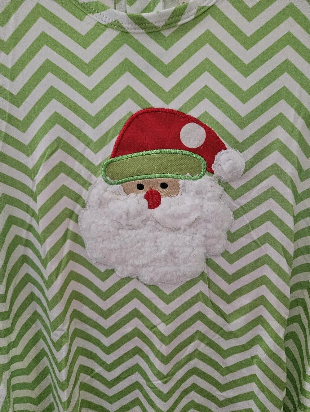 BaaBee Santa Appliqué Top & Polka Dot Leggings Set | Size 6–7
